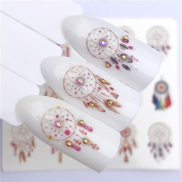 Other - 3/$15 Fingernail Art Nail Decals Waterslide Transfer Stickers